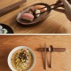 Japanese style portable walnut lacquer chopsticks engrave