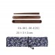 Japanese style portable walnut lacquer chopsticks engrave