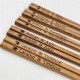 custom wedding chopsticks with silk made by pau ferro wood MOQ 50 pieces