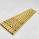 Custom wedding chopsticks with silk sleeves made by Dalbergia wood MOQ 50 pieces