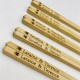 custom traditional chinese wedding chopsticks with silk sleeves MOQ 50 pieces